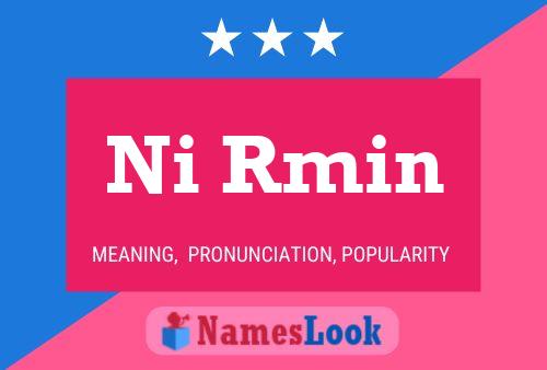 Ni Rmin Name Poster