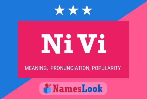 Ni Vi Name Poster