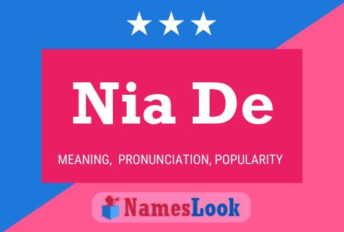 Nia De Name Poster