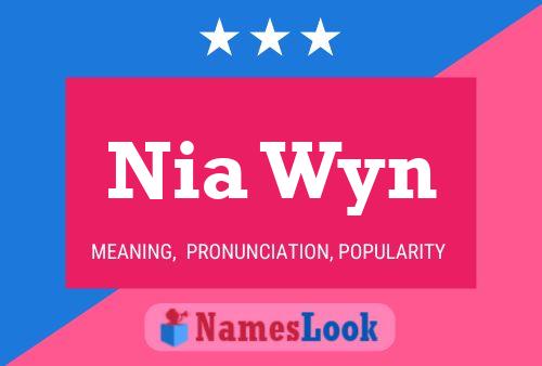 Nia Wyn Name Poster