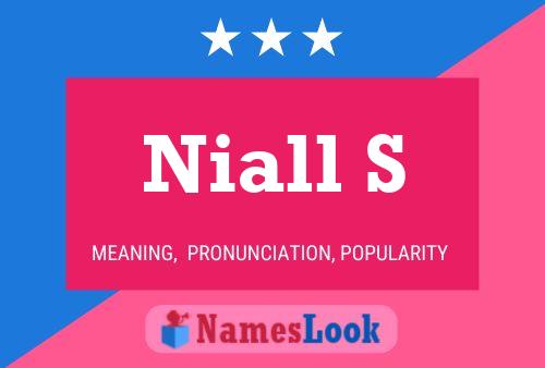 Niall S Name Poster