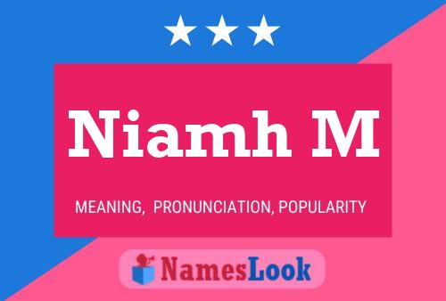 Niamh M Name Poster