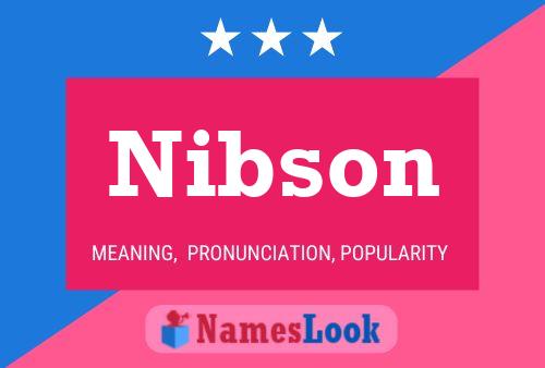 Nibson Name Poster