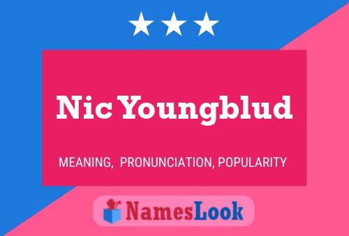 Nic Youngblud Name Poster