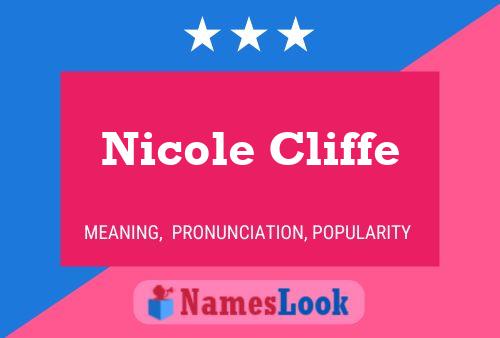 Nicole Cliffe Name Poster