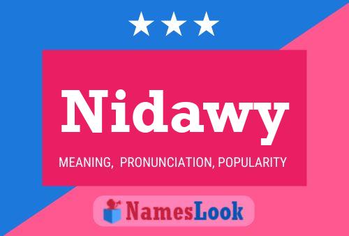 Nidawy Name Poster