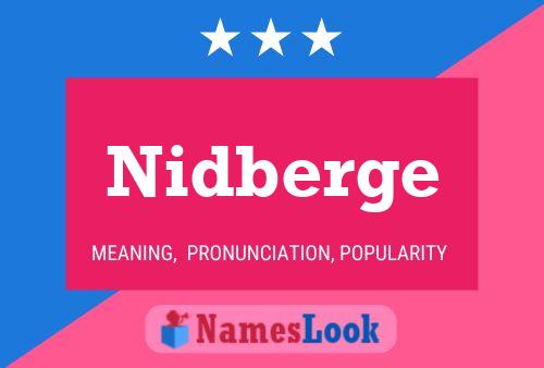 Nidberge Name Poster