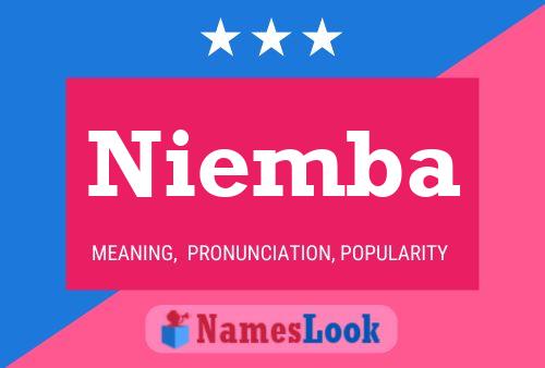 Niemba Name Poster