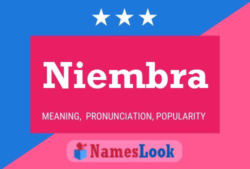 Niembra Name Poster