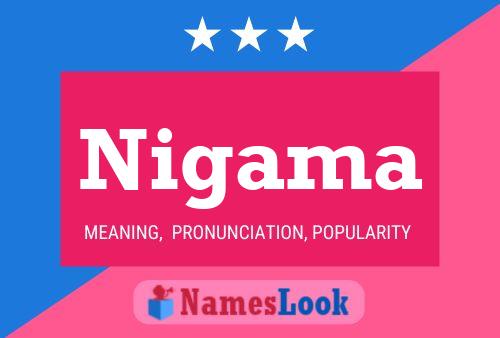 Nigama Name Poster