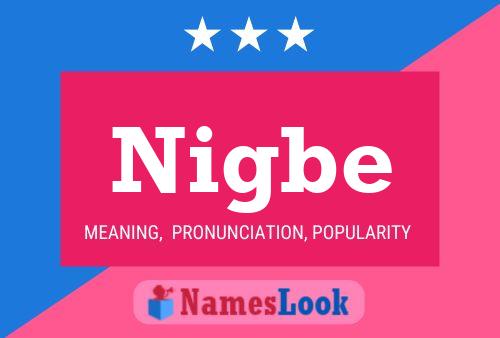 Nigbe Name Poster