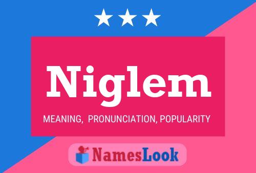 Niglem Name Poster