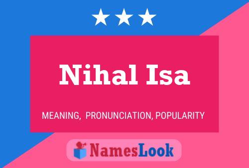 Nihal Isa Name Poster