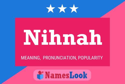 Nihnah Name Poster