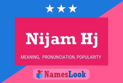 Nijam Hj Name Poster