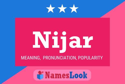 Nijar Name Poster