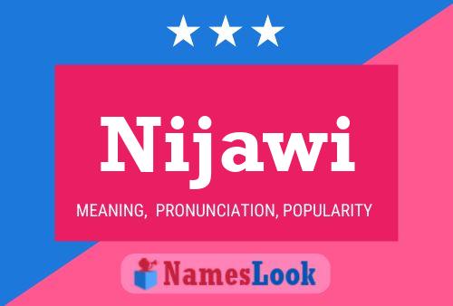 Nijawi Name Poster