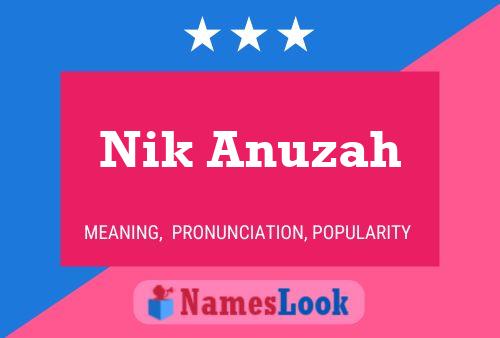 Nik Anuzah Name Poster