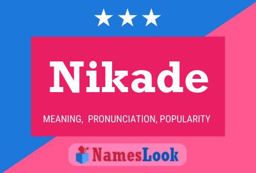 Nikade Name Poster