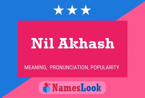 Nil Akhash Name Poster