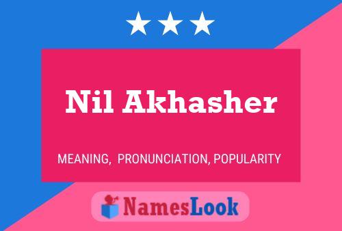 Nil Akhasher Name Poster