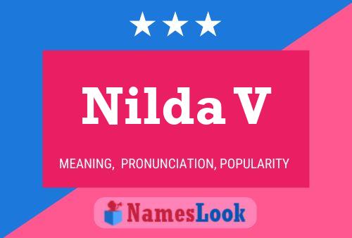 Nilda V Name Poster