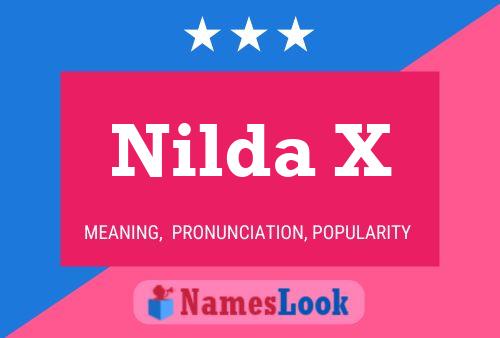 Nilda X Name Poster