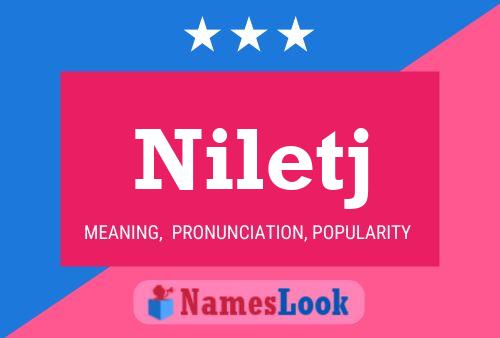 Niletj Name Poster