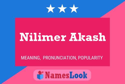 Nilimer Akash Name Poster