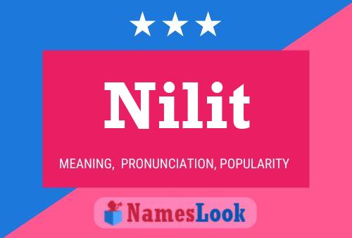 Nilit Name Poster