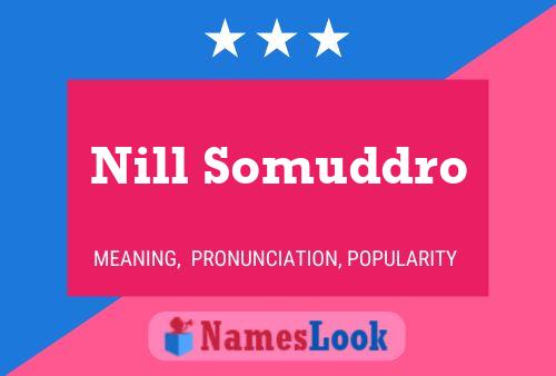 Nill Somuddro Name Poster