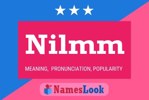 Nilmm Name Poster