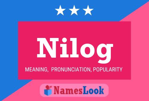 Nilog Name Poster