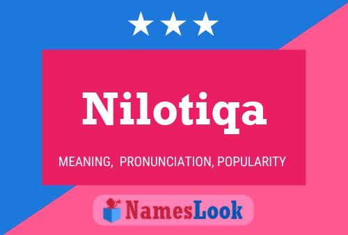 Nilotiqa Name Poster