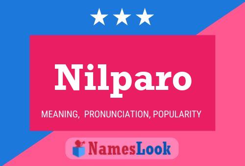 Nilparo Name Poster