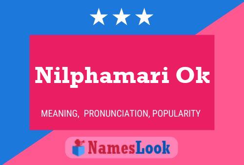 Nilphamari Ok Name Poster