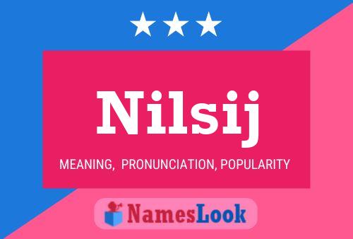 Nilsij Name Poster