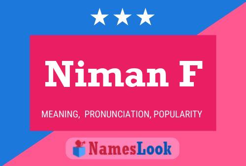 Niman F Name Poster