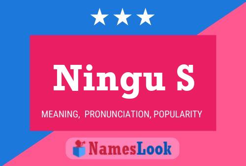 Ningu S Name Poster