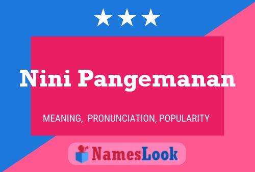 Nini Pangemanan Name Poster