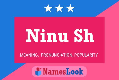 Ninu Sh Name Poster