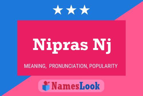 Nipras Nj Name Poster