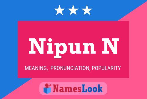 Nipun N Name Poster