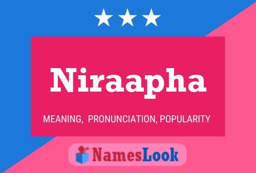 Niraapha Name Poster