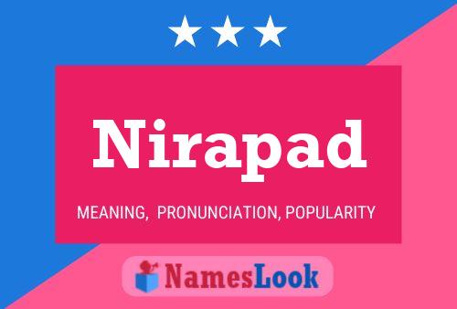 Nirapad Name Poster