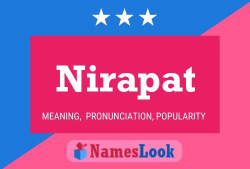 Nirapat Name Poster