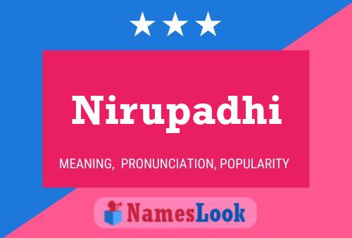 Nirupadhi Name Poster