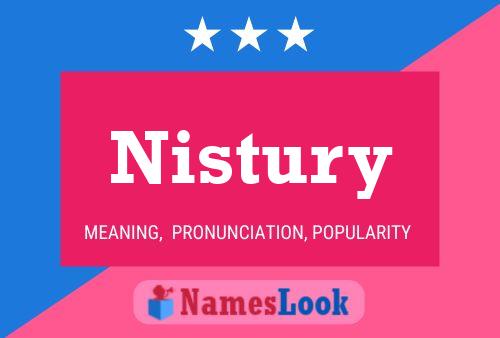 Nistury Name Poster