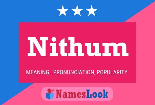 Nithum Name Poster