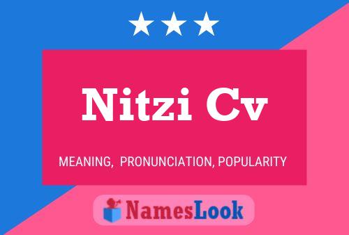 Nitzi Cv Name Poster